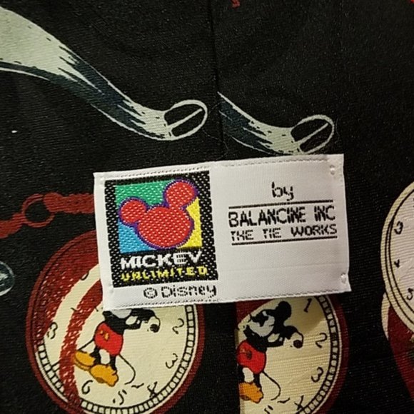 Vintage Mickey Mouse Clock Tie • Disney - Picture 7 of 7